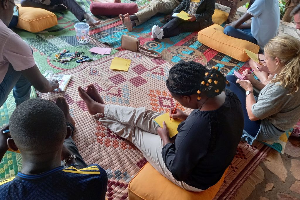 setting intentions at retreat uganda